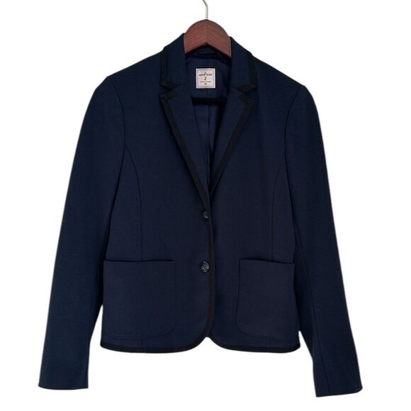 Gap Women’s The Academy Blazer Navy Preppy Career Blazer - Size 2 - Picture 2 of 14